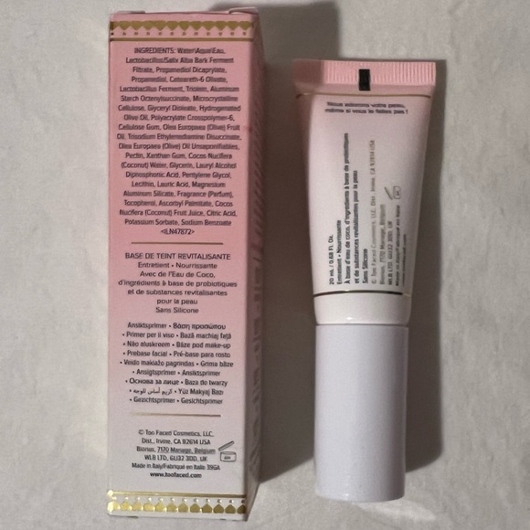 🌸NIB🌸 TOO FACED Hangover Nourishing Face Primer .68 fl oz Travel Size - Picture 6 of 12